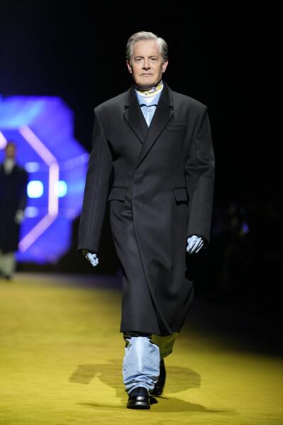 Jeff Goldblum Kyle MacLachlan bookend Prada menswear show AP News